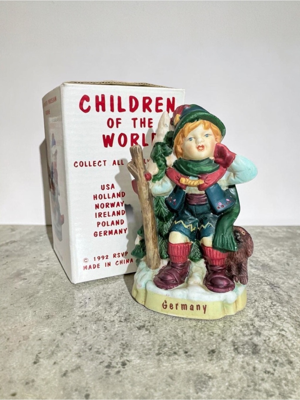 Vintage 1992 Children of the World GERMANY Figurine